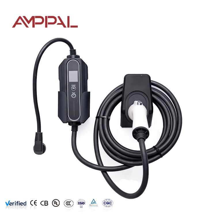 11kW prenosná AC EV nabíjačka s akrylovým dizajnom pre cestovanie a domáce nabíjanie