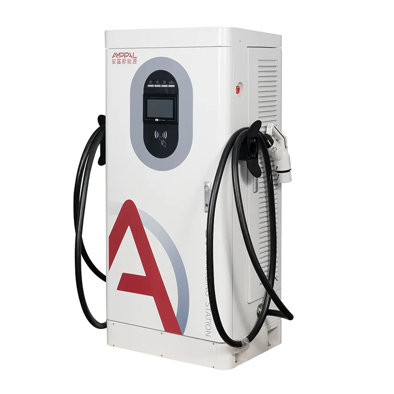160kW vysokovýkonná rýchlonabíjacia stanica DC EV pre vozové sklady