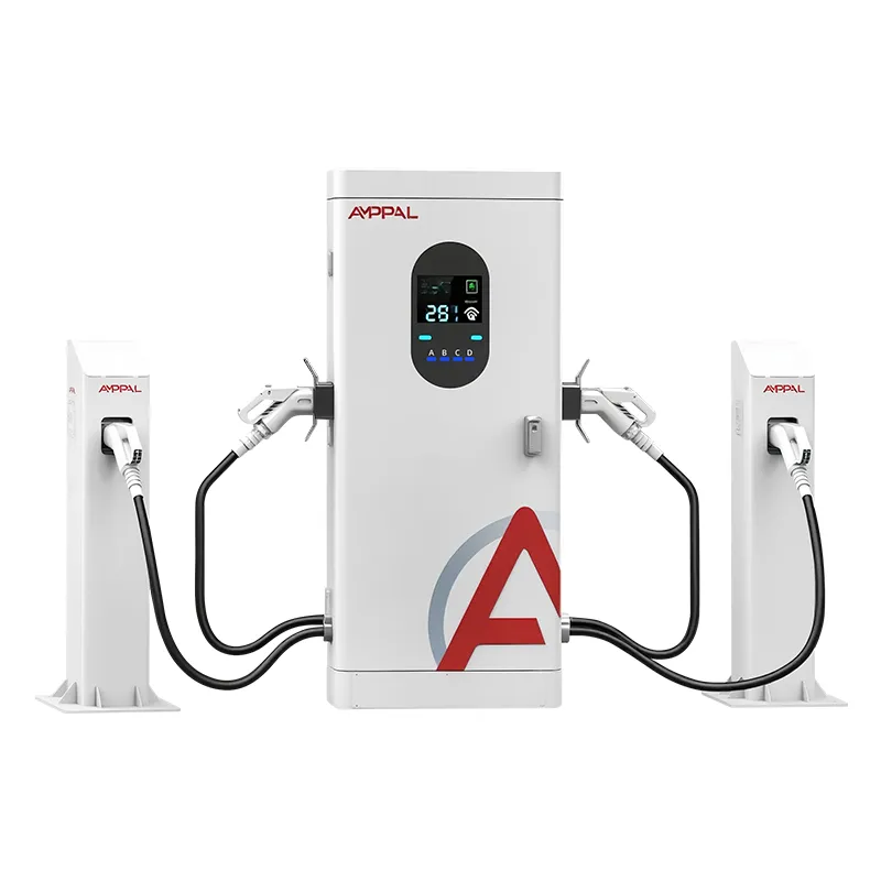 160kW viackonektorová jednosmerná rýchla nabíjacia stanica EV pre komerčné flotily