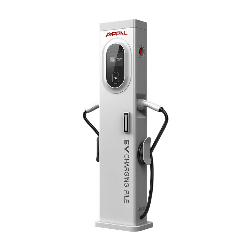 44 kW Slim Tower Dual-Port AC EV nabíjačka pre komerčné parkovacie zariadenia